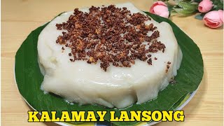 HOW TO MAKE KALAMAY LANSONG  Filipino Kakanin [upl. by Akcirehs]