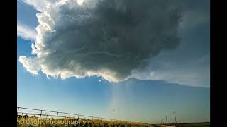 LP Supercell and Funnel Cloud Timelapse  Wheeler TX  May 25 2018 [upl. by Revlis]