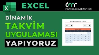 Excel Dinamik Takvim Uygulaması Nasıl Yapılır [upl. by Balliol]