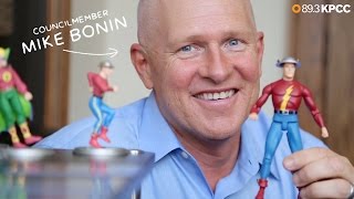 Councilmember Mike Bonins action figure collection [upl. by Oderf269]