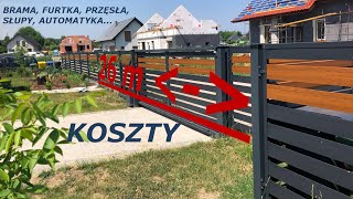 Ogrodzenie Panelowe Koszty [upl. by Eidnim585]