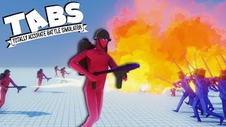 TABS WW2 Flamethrowers Totally Accurate Battle Simulator Gameplay WW2 TABS Faction [upl. by Yert787]