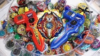 THE 100 BLADER TEST Ultimate Beyblade Challenge  Beyblade Burst GodEvolution [upl. by Doro]