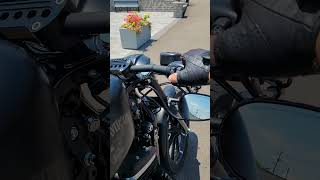 Harley Davidson Sportster Iron 883 Awesome Sound [upl. by Kidder]