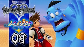 Kingdom Hearts 15 HD ReMIX English Walkthrough  KH Final Mix Proud Mode Part 9 Agrabah  Meet Aladdin amp Genie  PS3 Lets Play Gameplay KHFM HD [upl. by Ennaisoj]