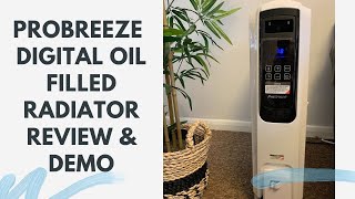 PROBREEZE DIGITAL OIL FILLED RADIATOR REVIEW  HEATER REVIEWS UK  OIL FILLED HEATER REVIEW UK [upl. by Gnivri]