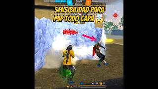 SENSIBILIDAD PARA JUGAR PVP 🥵 freefire [upl. by Artemla]