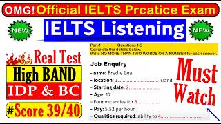 IELTS LISTENING PRACTICE TEST 2024 WITH ANSWERS  07082024 [upl. by Taran]