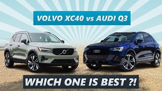 2024 Audi Q3 vs 2023 Volvo XC40 – Small Luxury SUV KING [upl. by Bausch118]