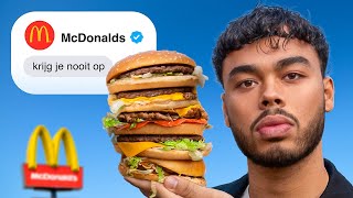 Ik Probeerde Fastfood Met De Meeste Calorieën [upl. by Navak]