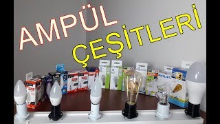 AMPÜL ÇEŞİTLERİNİ İNCELEDİK AZ YAKAN ÇOK IŞIK VERENLERYENİ NESİL AYDINLATMA ÜRÜNLERİLed Bulb Types [upl. by Ocinemod31]