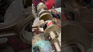 crankshaft repairing bushmachinary lathemachine cr 4cylinder jcb kubota hollandtractor [upl. by Loats]