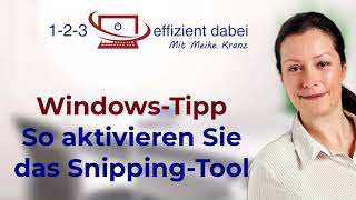 WindowsTipp So aktivieren Sie das SnippingTool [upl. by Zalucki]