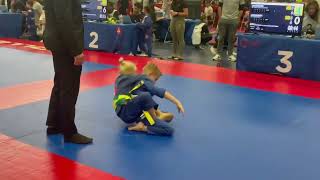 CompNet Gracie Barra Jiu Jitsu Competition  Summer 2022 semifinal gray belt for kids [upl. by Nani]