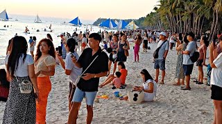 This is BORACAY White Beach on April 17 2024 Daming Tao From Station 1 to Station 3 [upl. by Eremaj]