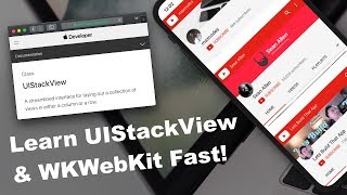 UIStackView  Distribution Spacing Axis multiple items and WebKit WKWebViews [upl. by Battat]