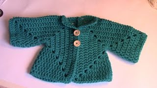 Haken  tutorial 27 babyvestje [upl. by Alodee981]