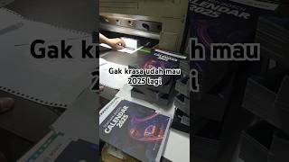 Gak kerasa udah bikin kalender 2025 lagi shortvideo shorts short [upl. by Trumann900]