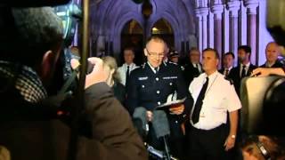 Mark Duggan verdict police spokesman shouted down  video [upl. by Otreblon]