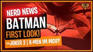 BATMAN First Look So sieht ROBERT PATTINSON als Dunkler Ritter aus  Nerd News der Woche [upl. by Ahsienet]