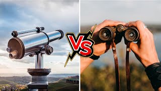 Telescope VS Binoculars [upl. by Ecertal]