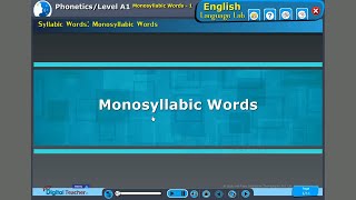 Monosyllabic words Phonetics  English language lab [upl. by Dalia]