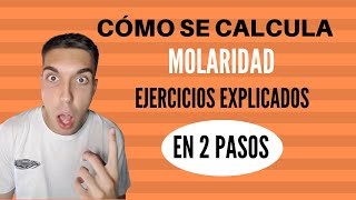 Calcular la CONCENTRACIÓN MOLAR de una DISOLUCIÓN Ejercicios MOLARIDAD Química [upl. by Idet]