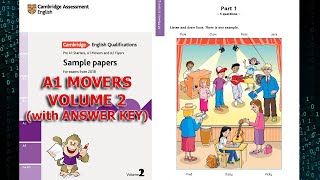 Listening SAMPLE TEST 2 Volume 2  A1 Movers SAMPLE PAPERS for revised exam from 2018 [upl. by Lyda]