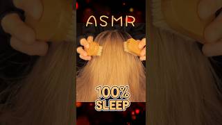 ASMR Brushing hair  2 brushes no talking 😴 asmrsleep brushing brushingsounds [upl. by Hctud]