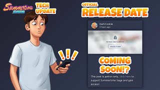 Official Tech Update Release Date Announcement and News  Summertime Saga 02017 Tech Update [upl. by Ynomrah]