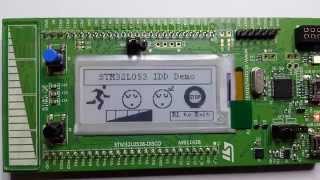 µReview 3  STM32L053Discovery  UltraLowPower  EPaper Display  Linear Touch Sensor [upl. by Ennaimaj]