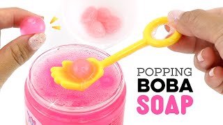 3 Ways to Make Popping Boba Soap oddlysatisfying [upl. by Alaunnoif8]