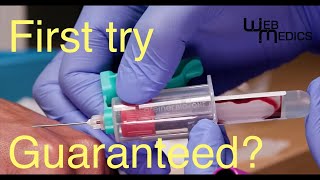 Venipuncture How To Draw Blood IN ONE GO Instantly improve your chances in 3 easy steps [upl. by Berck]