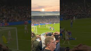 Cpfc fans react to Eze miss at home to manunited 😩😩 football premierleague crystalpalace [upl. by Valida540]