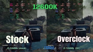 i5 12600k overclocked vs stock speed 2024 [upl. by Rodablas]