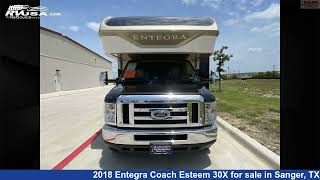 Beautiful 2018 Entegra Coach Esteem 30X Class C RV For Sale in Sanger TX  RVUSAcom [upl. by Bernelle]