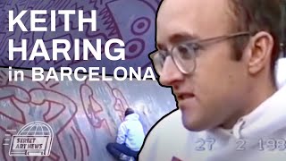 Keith Haring in Barcelona [upl. by Orrocos]