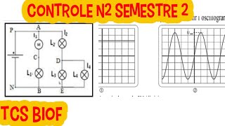 Controle N2 SEMESTRE 2 PHYSIQUE CHIMIE TRONC COMMUN [upl. by Eleinad]