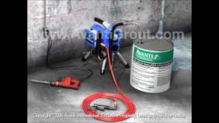 Concrete Crack Injection with Pump [upl. by Enhpad]