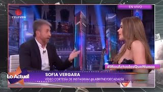 Sofía Vergara vivió incómodo momento en el programa El Hormiguero  Lo Actual 150124 [upl. by Bigelow]