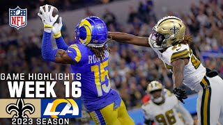 New Orleans Saints vs Los Angeles Rams  2023 Week 16 Game Highlights [upl. by Alletsirhc]