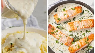 Creamy Butter Garlic Sauce Recipe  no Cheese [upl. by Nylirak343]