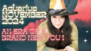 Aquarius November Horoscope 2024 Total transformation A brand new you [upl. by Ahcorb]