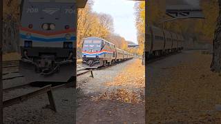 Niagara Falls Bound Amtrak Empire Service Train 281 Through A Massive Rock Cut On The Hudson Line [upl. by Gordie]