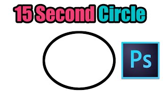 How to Draw  Create Unfilled Circles in Photoshop Fast Tutorial [upl. by Ahsemal]