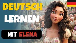 German story for listenig  Elena changes her life radically  B1 [upl. by Alexandros]