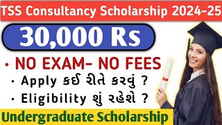 TSS Consultancy Scholarship 202425 Undergraduate Scholarship Rs30000 No FeesNo ExamVidyapoint [upl. by Appledorf]