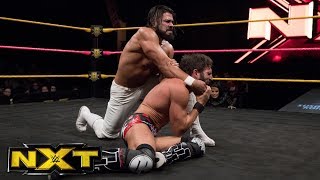 Johnny Gargano vs Andrade quotCienquot Almas WWE NXT Oct 11 2017 [upl. by Anilrac883]