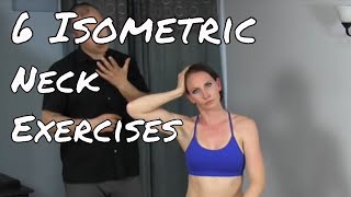 6  Isometric Neck Strengthening Exercises  Ask Dr Abelson [upl. by Charmion]