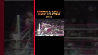 Muhammad Ali dodges 21 punches in 10 Seconds 1977 [upl. by Kasper]